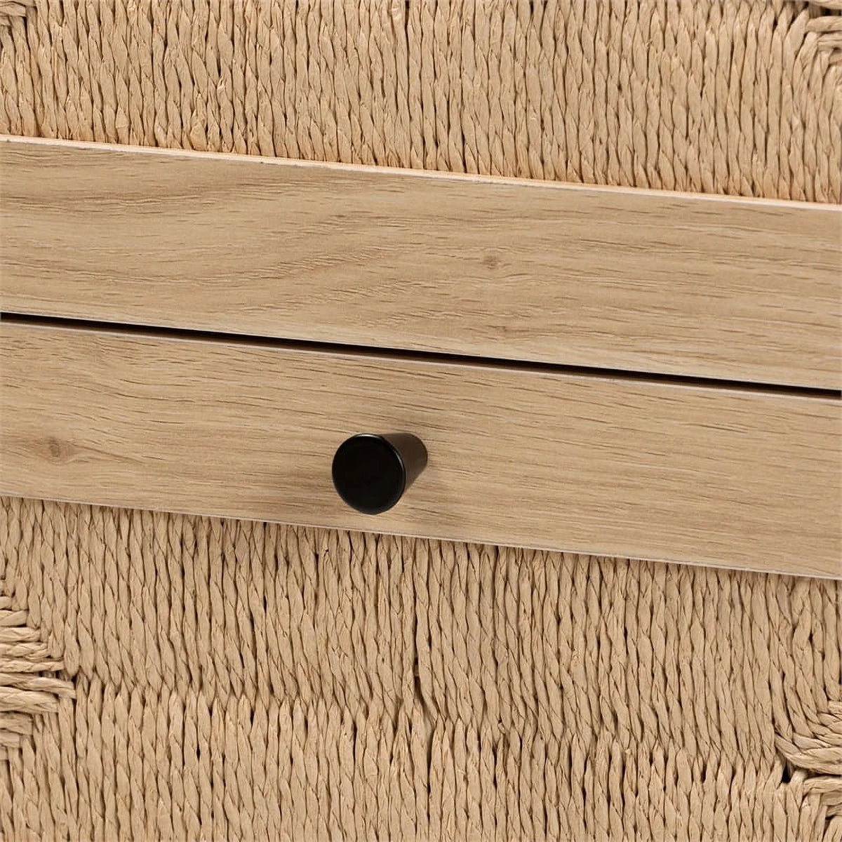 2-Drawer Mid-Century Wood End Table V376