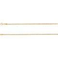 18K Yellow Gold 1.9mm Wheat 18" Chain J1062