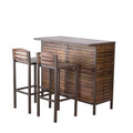 3 Piece Acacia Wood Bar Set H294