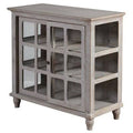 2 Door Accent Cabinet Driftwood Gray Z9678