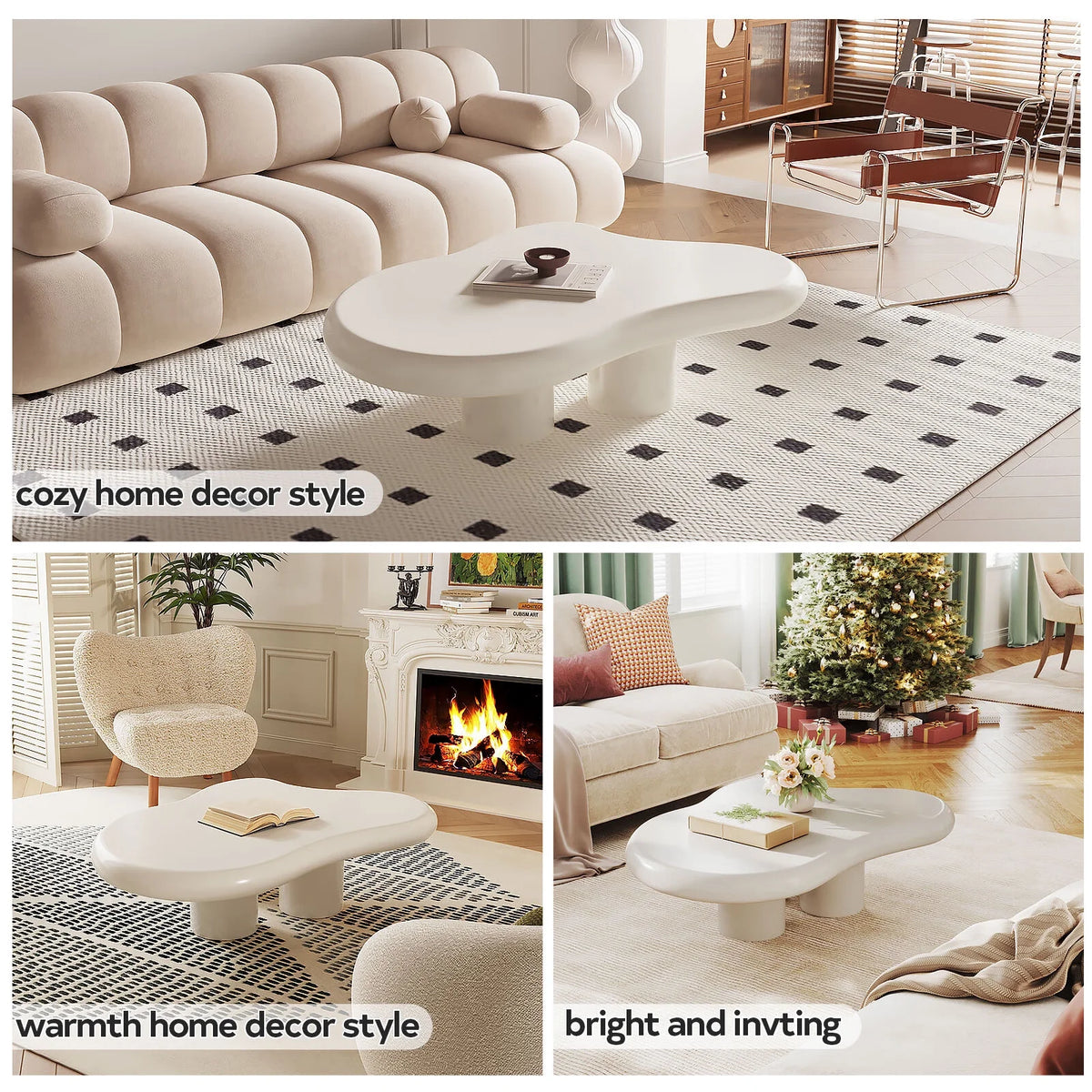 White Wood Coffee Table Z96729