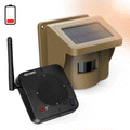 Solar Driveway Alarm Wireless Weatherproof 1/2 Mile Long Range Motion Sensor Alarm J1483