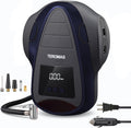 Portable Digital Tire Inflator Air Compressor with Pressure Gauge, Blue, Pack of 2 I67717