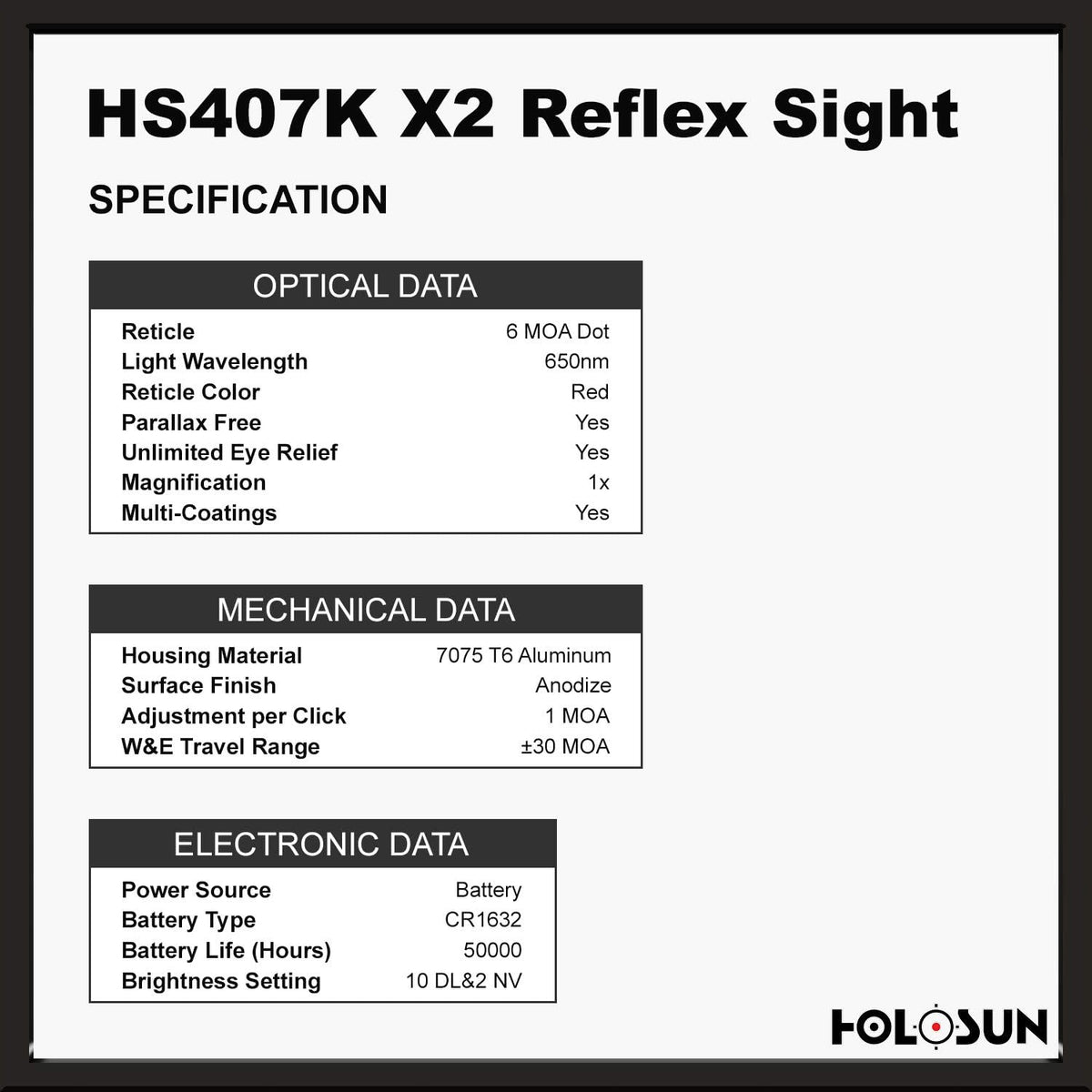 Red Dot Reflex Sight L358