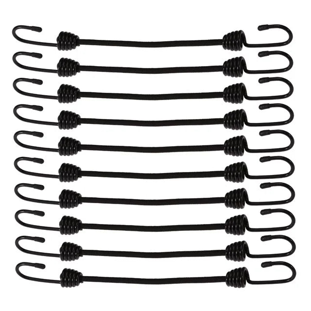 Black Bungee Cords (bundle of 10) L28520
