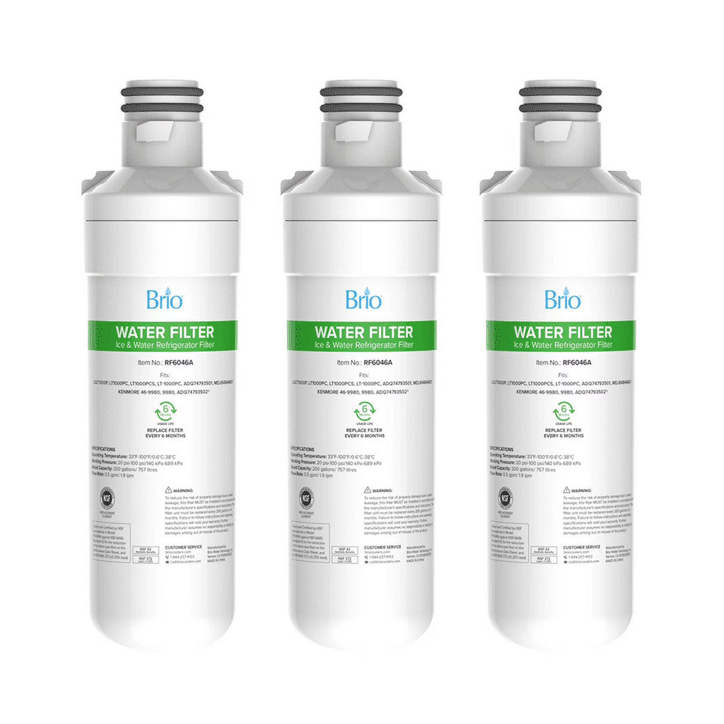 Refrigerator Water Filter Replacement 3 Pack H51572