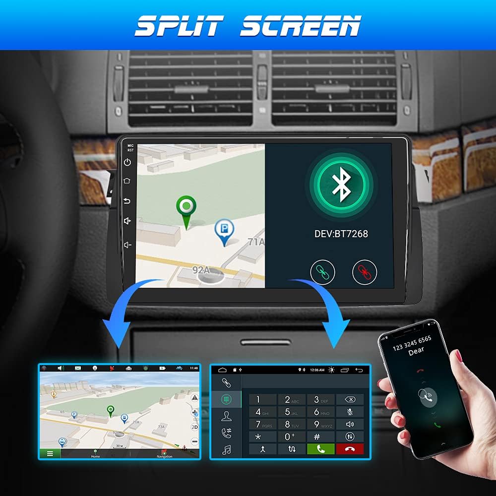 Car Radio Stereo for BMW 3 Series E46 1999-2004 Android 10.0 Carplay Android Auto C16432