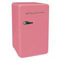 Pink Mini Retro Fridge with Freezer N8665