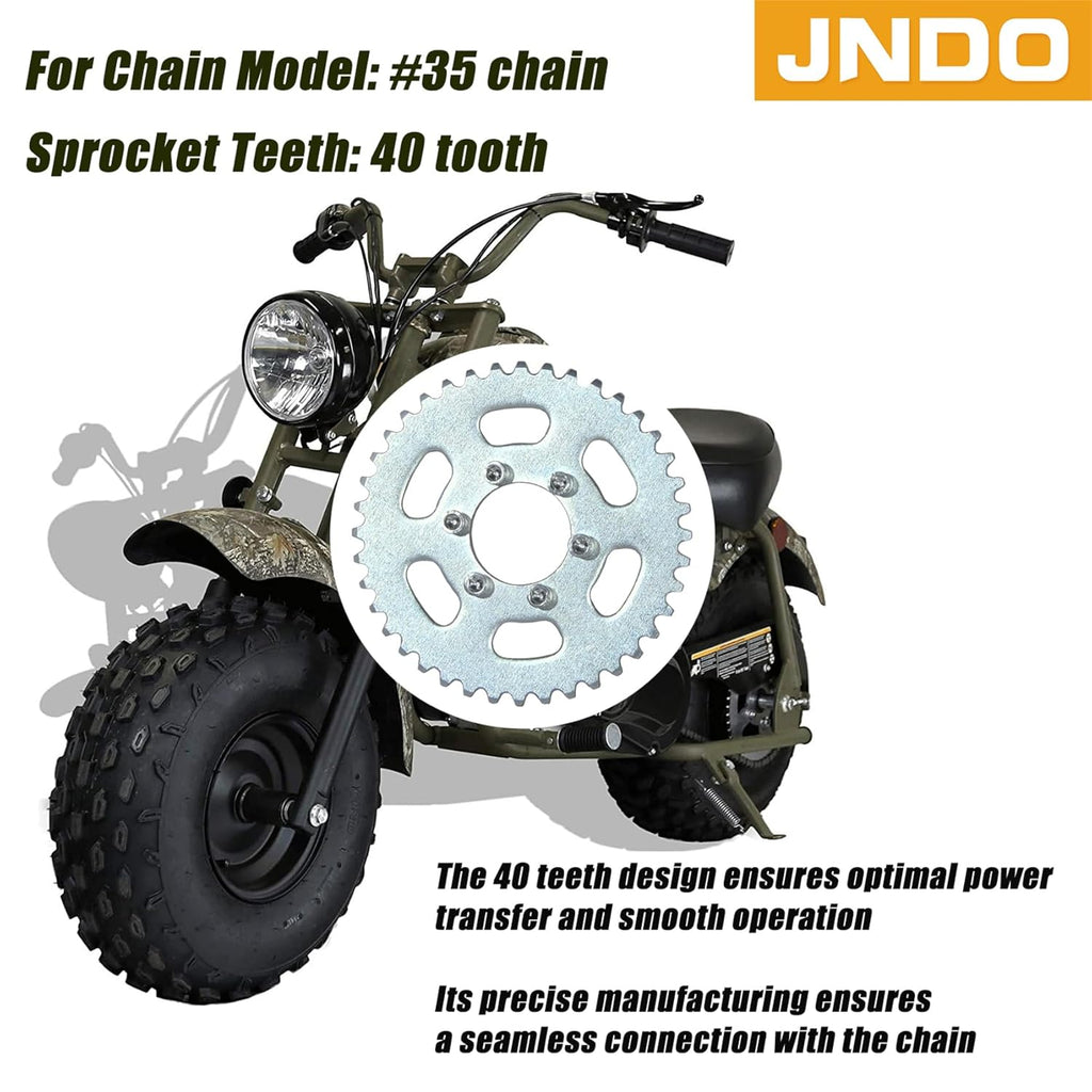 40 Teeth Rear Sprocket for Mini Bike Go Kart Y515138
