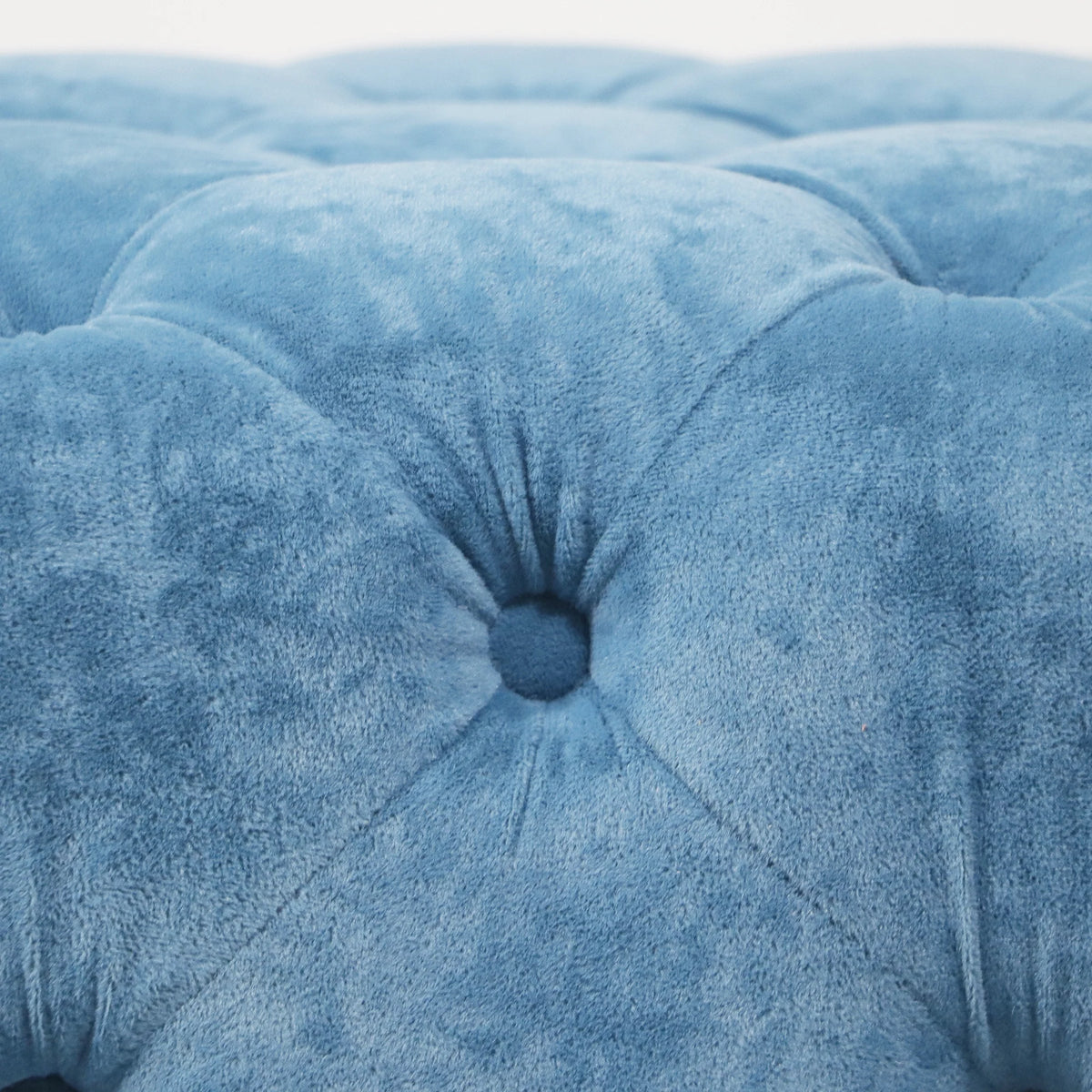 Velvet Tufted Square Ottoman X25574