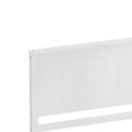 Queen White Platform Bed Frame with Headboard B21548