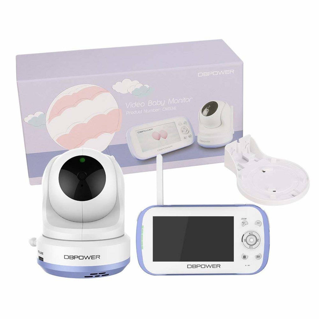 4.3" LCD Video Baby Monitor with 270 Pan-Tilt-Zoom T437419