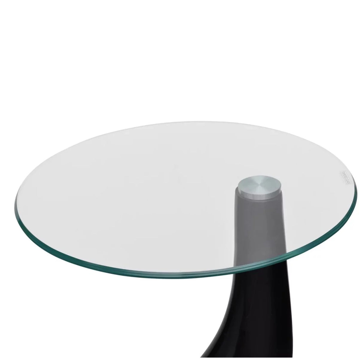 Set of 2 Round Glass Top Coffee Table K88667