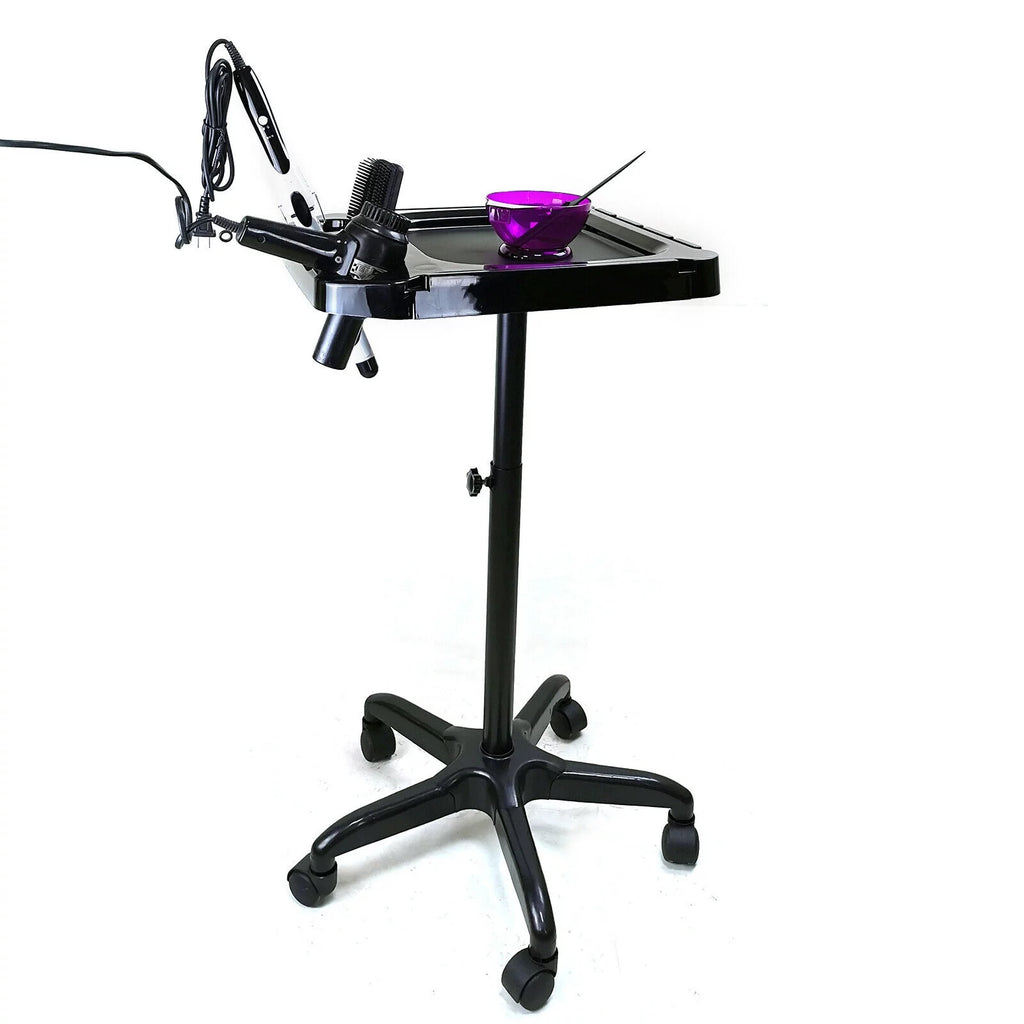 Black Adjustable Height Storage Cart A94408