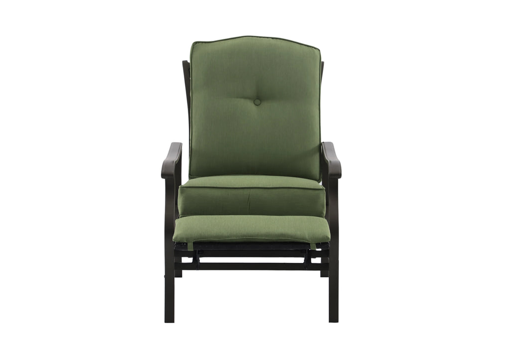 Green Steel Outdoor Recliner N6471