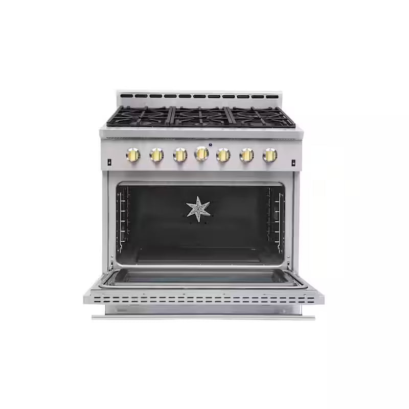 36 in. 5.5 cu. ft. Gas Range with Convection Oven H293679
