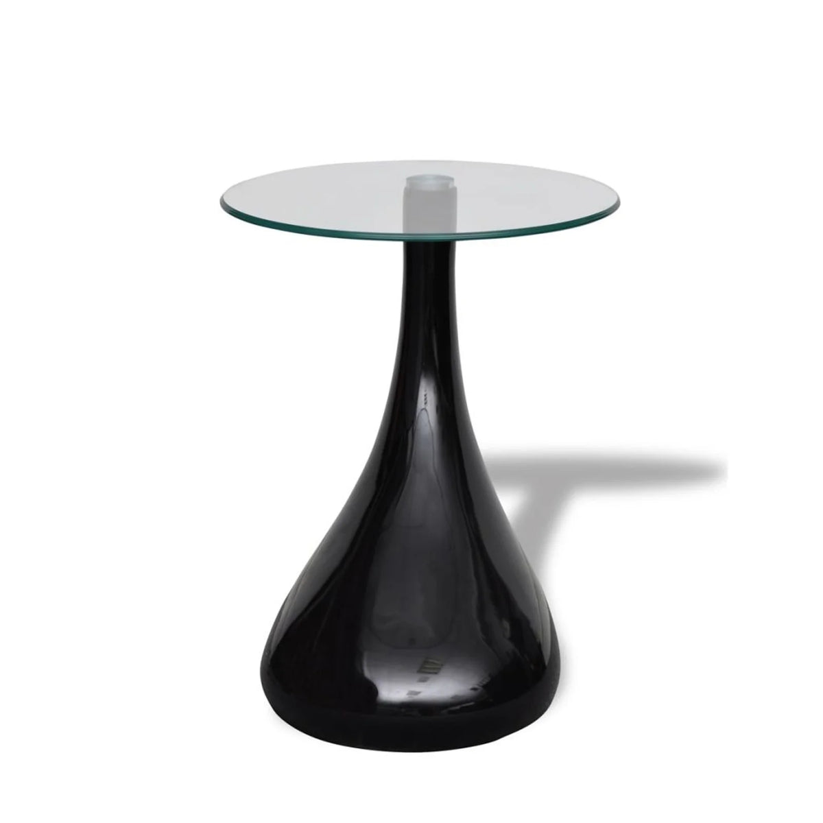 Set of 2 Round Glass Top Coffee Table K88667