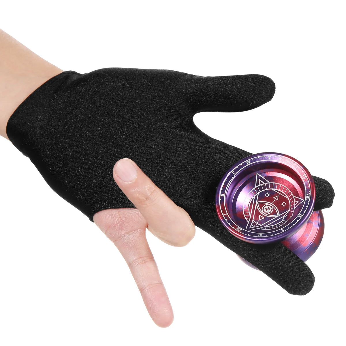 Aluminum Yoyo Ball with Strings and Glove A218869