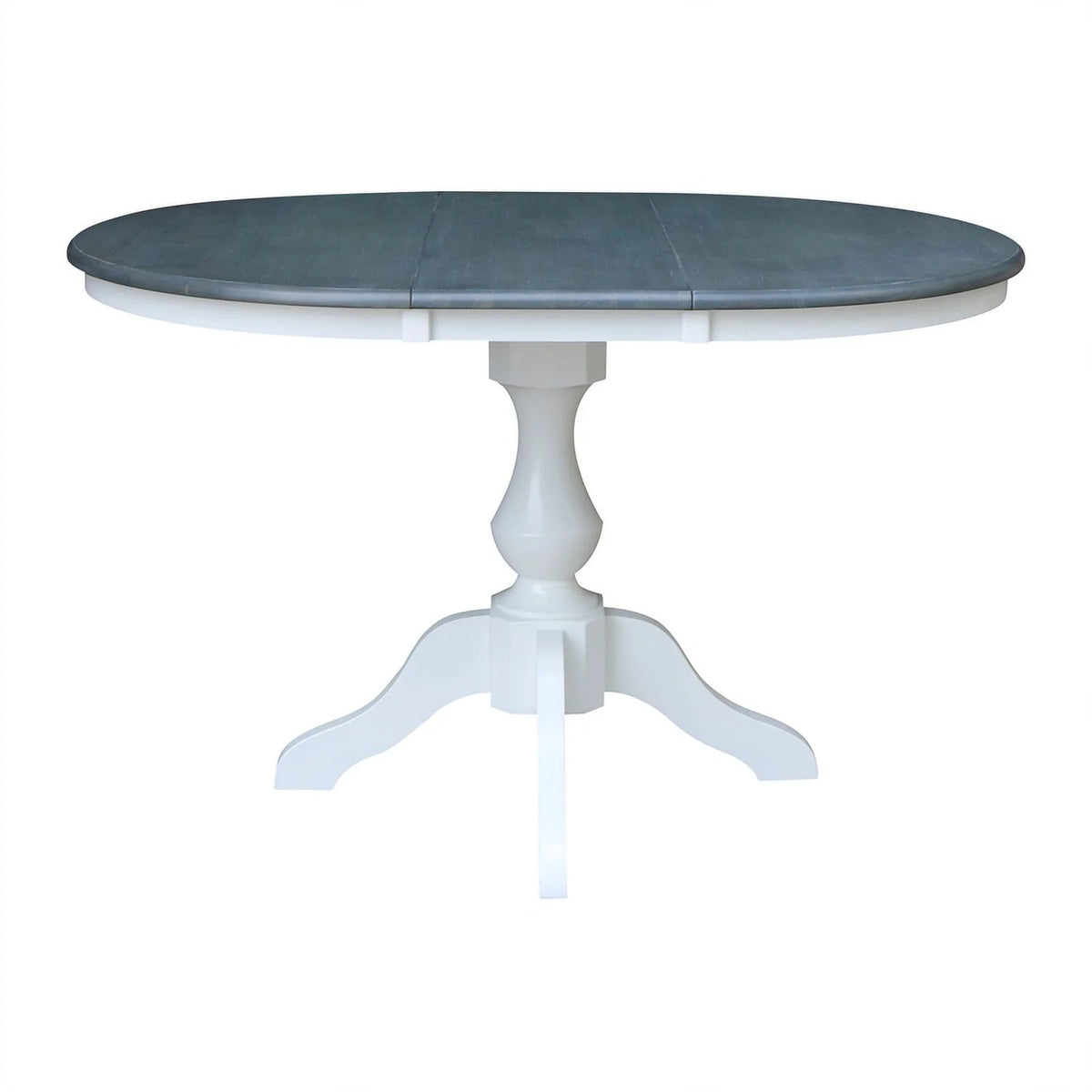 Round Wood Extension Dining Table with 4 Chairs P170136