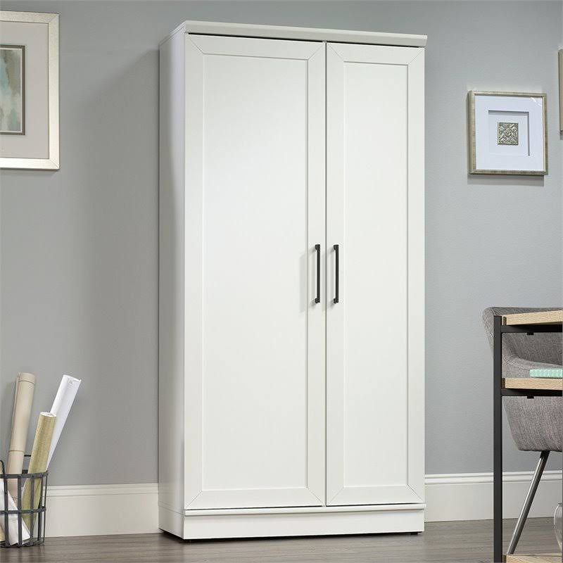 White Storage Cabinet V7439