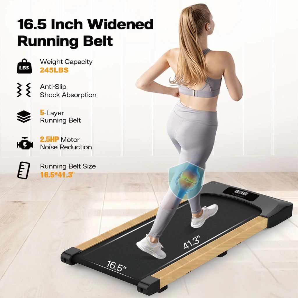 Under Desk Treadmill 245 lb Capacity 4 mph R72575