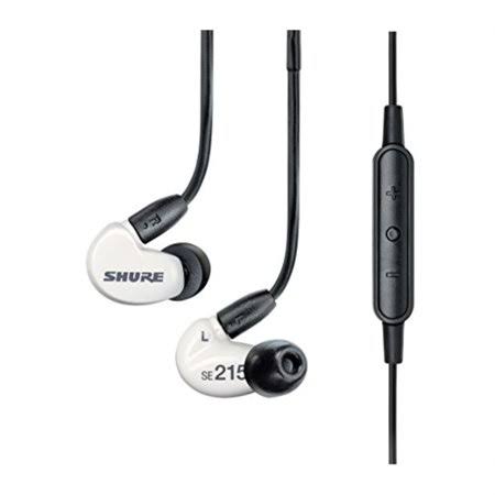 White Sound Isolating Earphones with Remote + Mic V1272