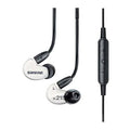 White Sound Isolating Earphones with Remote + Mic V1272