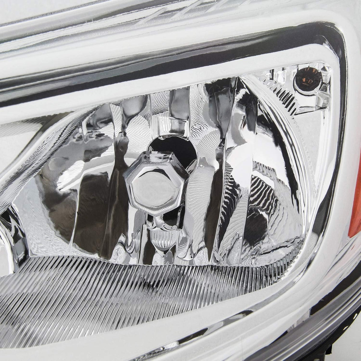 Chrome Trim Halogen Headlights Pair A8918