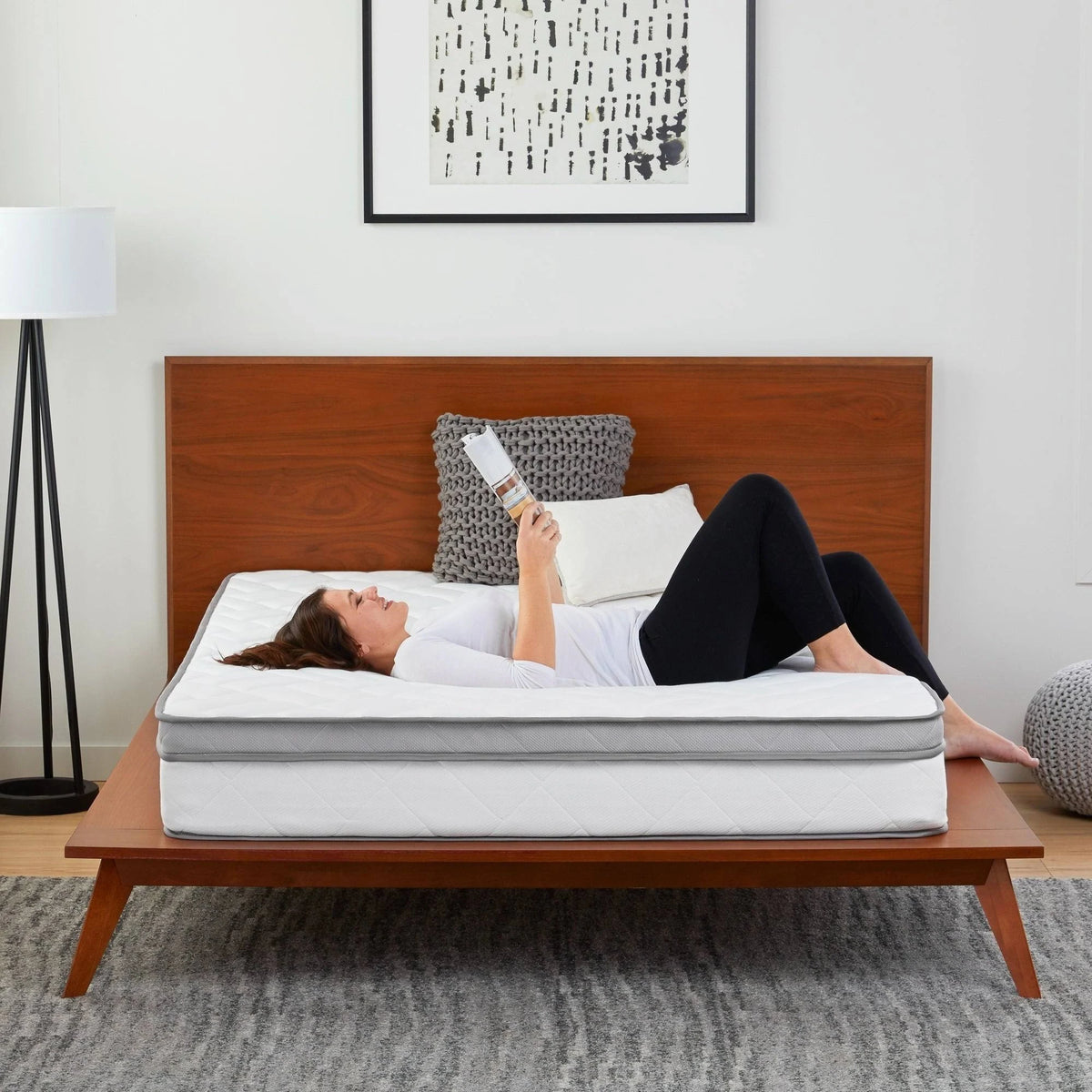 10-Inch Memory Foam and Innerspring Hybrid Mattress Twin Q642