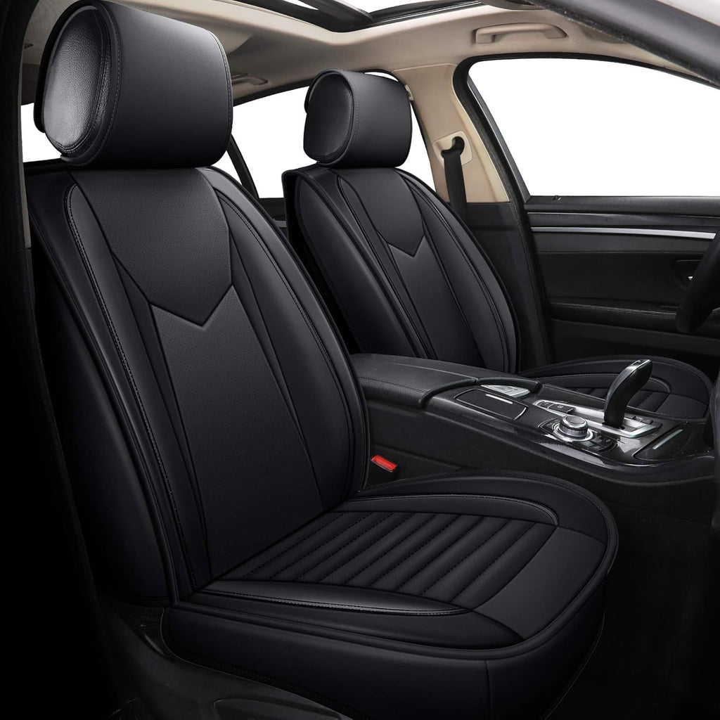 Waterproof Faux Leather Car Seat Covers Set T45571