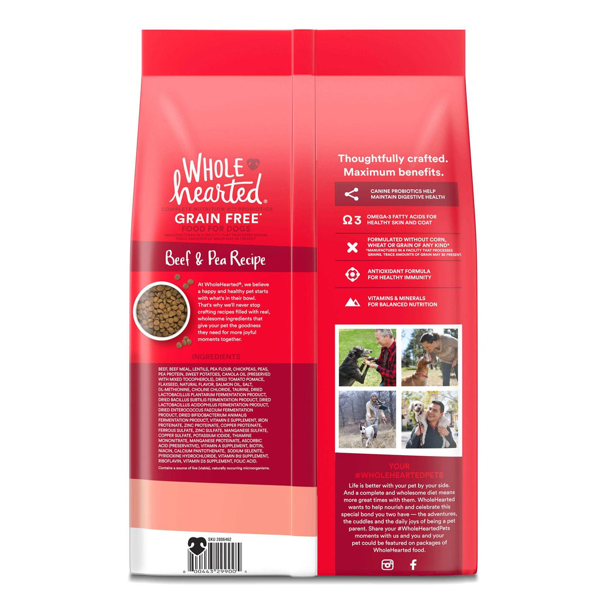 Grain Free Beef & Pea Formula Dry Dog Food J130