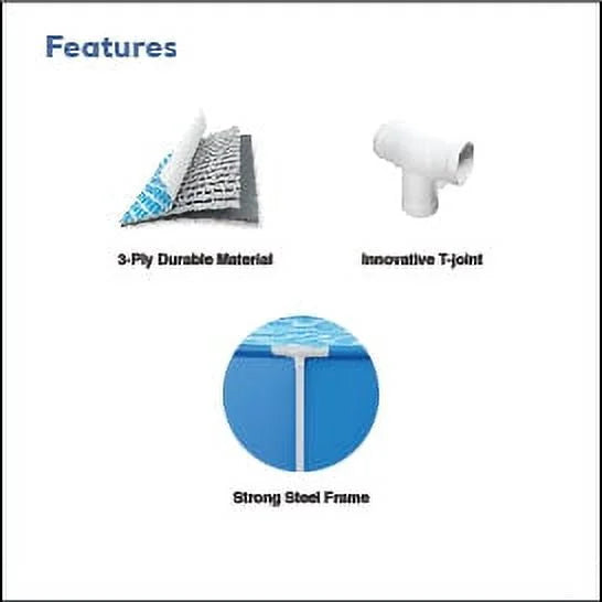 8' X 20 Steel Frame Swimming Pool O90768