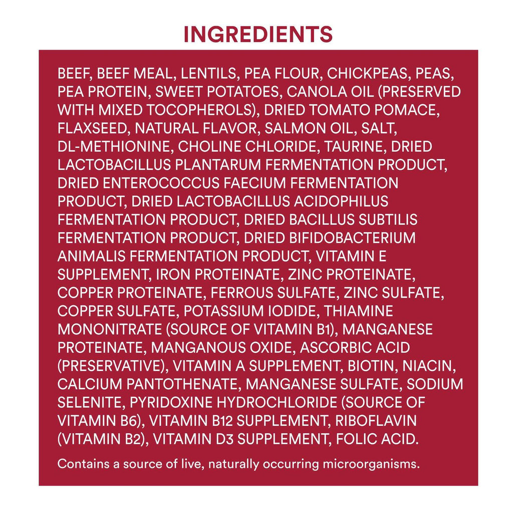 Grain Free Beef & Pea Formula Dry Dog Food J130