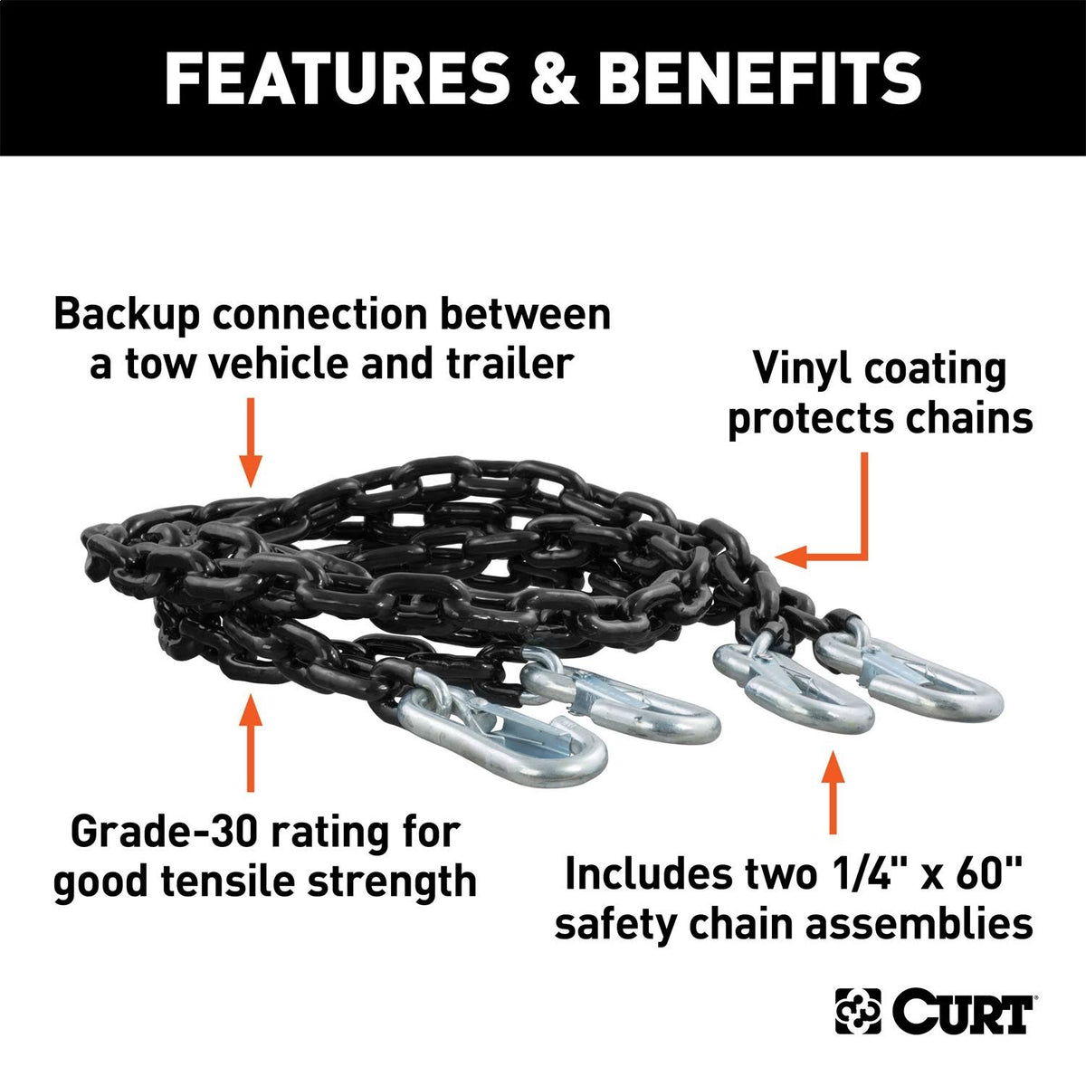 Vinyl Coated Safety Chains U730346