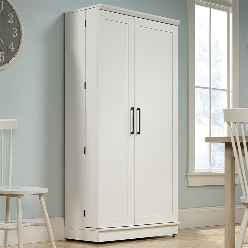White Storage Cabinet V7439