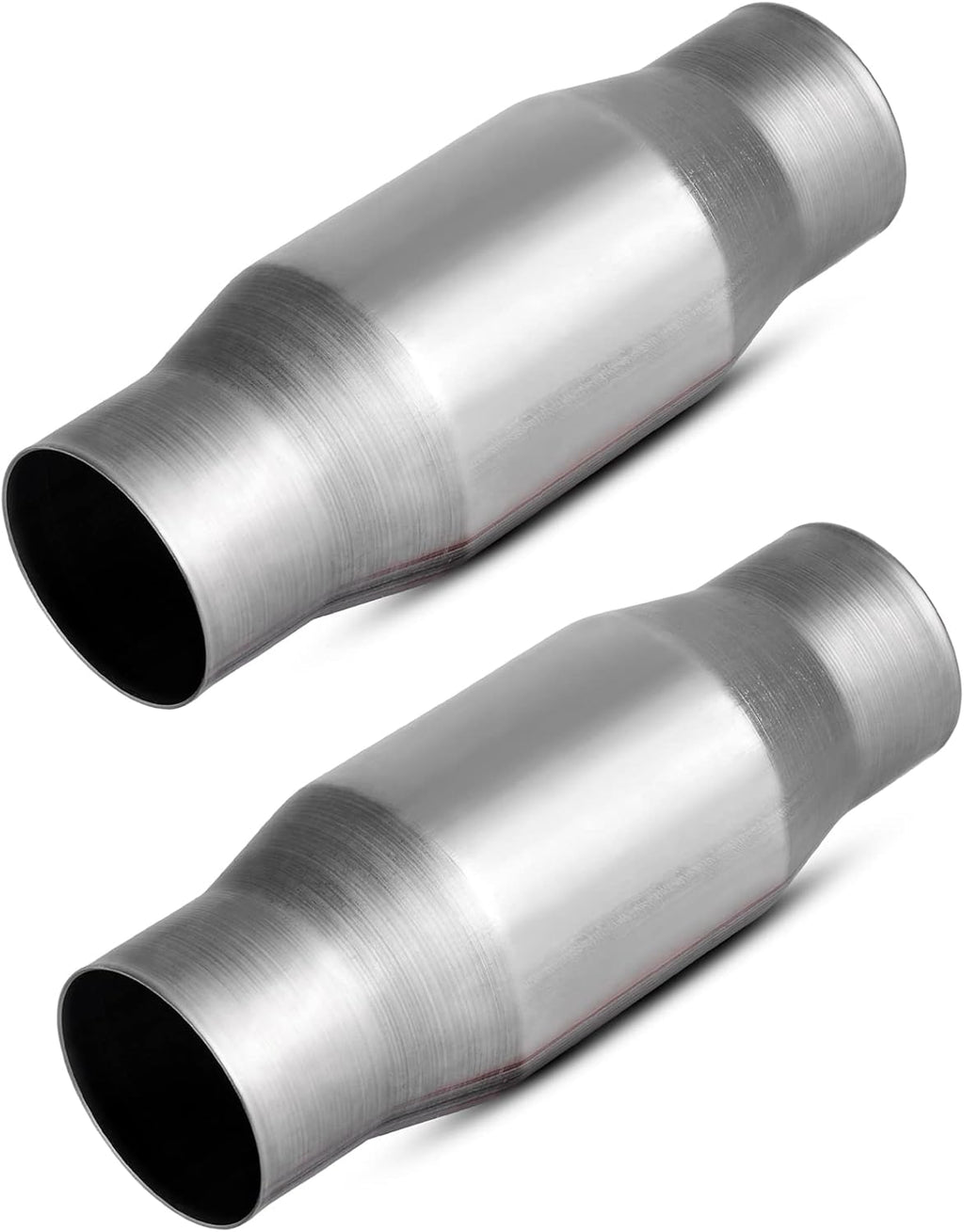 2-Pack Universal Catalytic Converter, 3" Inlet/Outlet, Stainless Steel Shell A124914