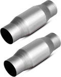 2-Pack Universal Catalytic Converter, 3" Inlet/Outlet, Stainless Steel Shell A124914