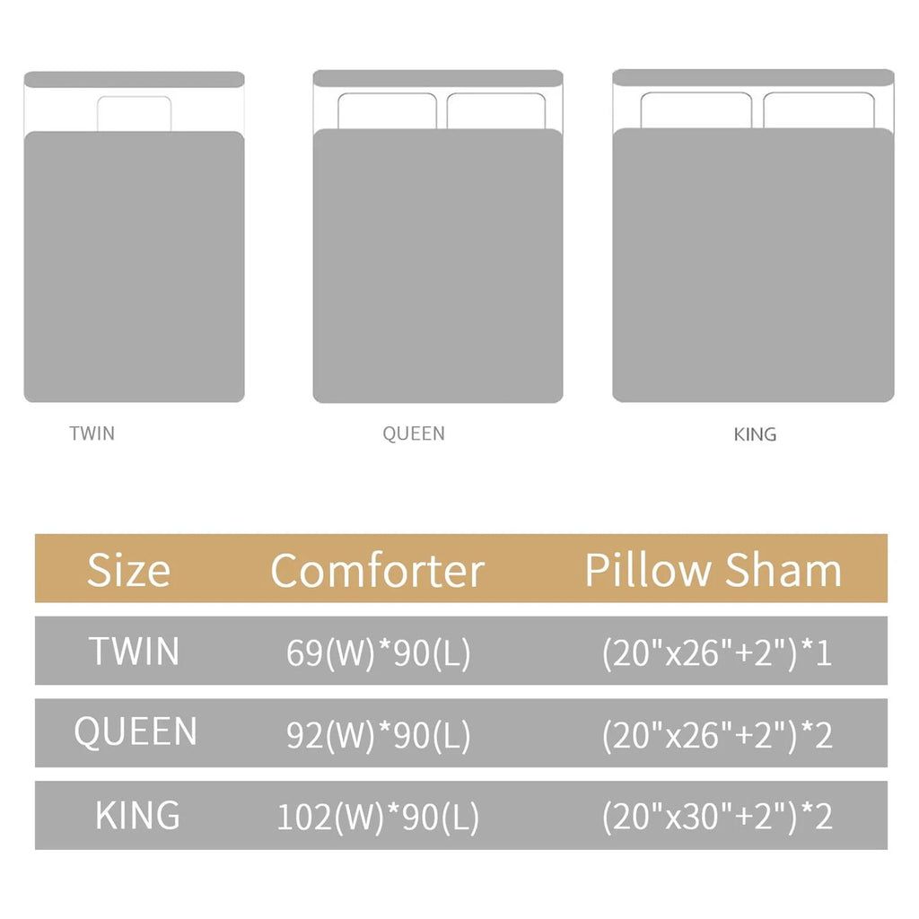 3D Rose Print Comforter Set King Size G353