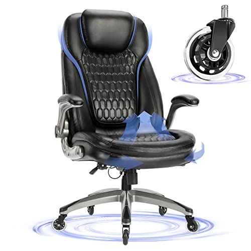 Black High Back Leather Executive Office Chair M59921