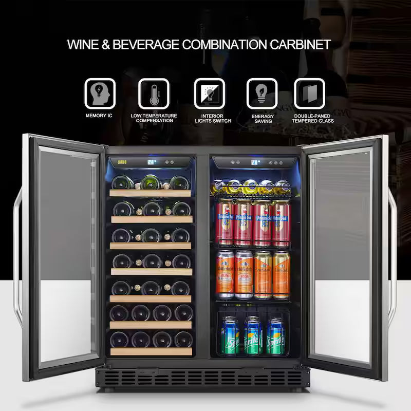 30 in. Dual Zone Beverage and Wine Cooler X4132