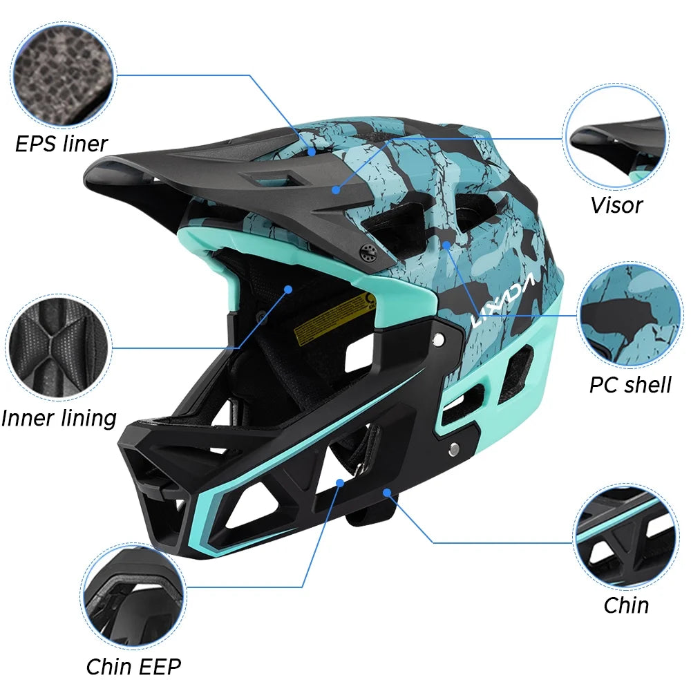Full Face Mountain Bike Helmet W1159