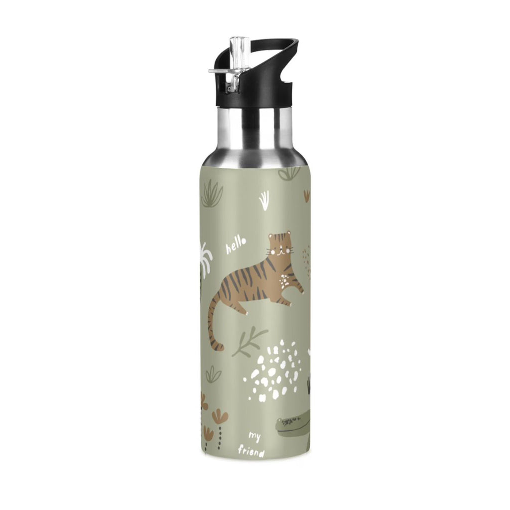 Green Vacuum Insulated Stainless Steel Water Bottle 20 OZ J1945