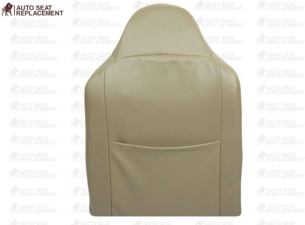 Leather Seat Cover for Ford F250 F350 in Medium Parchment Tan Driver & Passenger N328