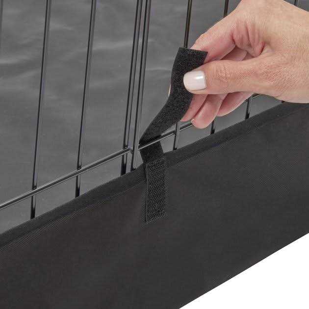 Square Exercise Pen Solid Fabric Bottom U6108