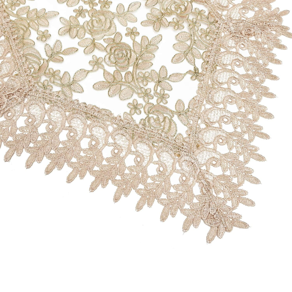 100% Polyester Lace Table Runner G9959