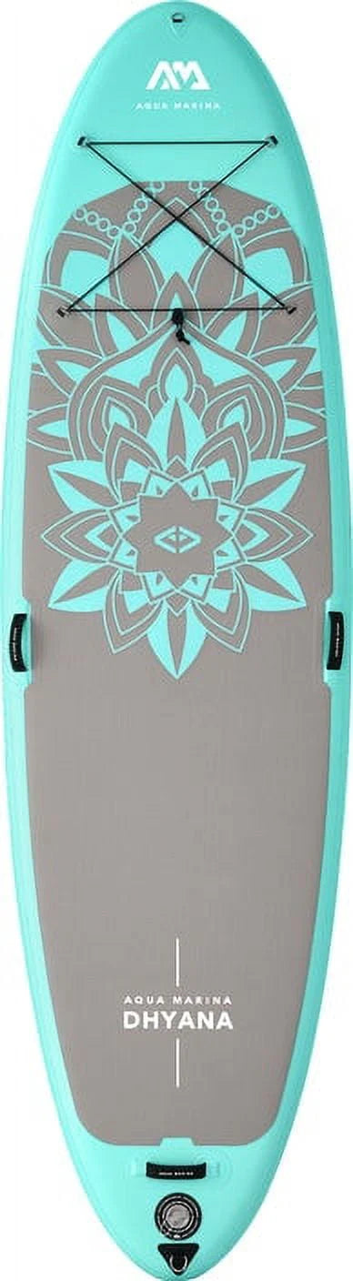 11'0 Inflatable Paddle Board with Carry Bag, Paddle, Fin, Pump & Safety Harness H7814