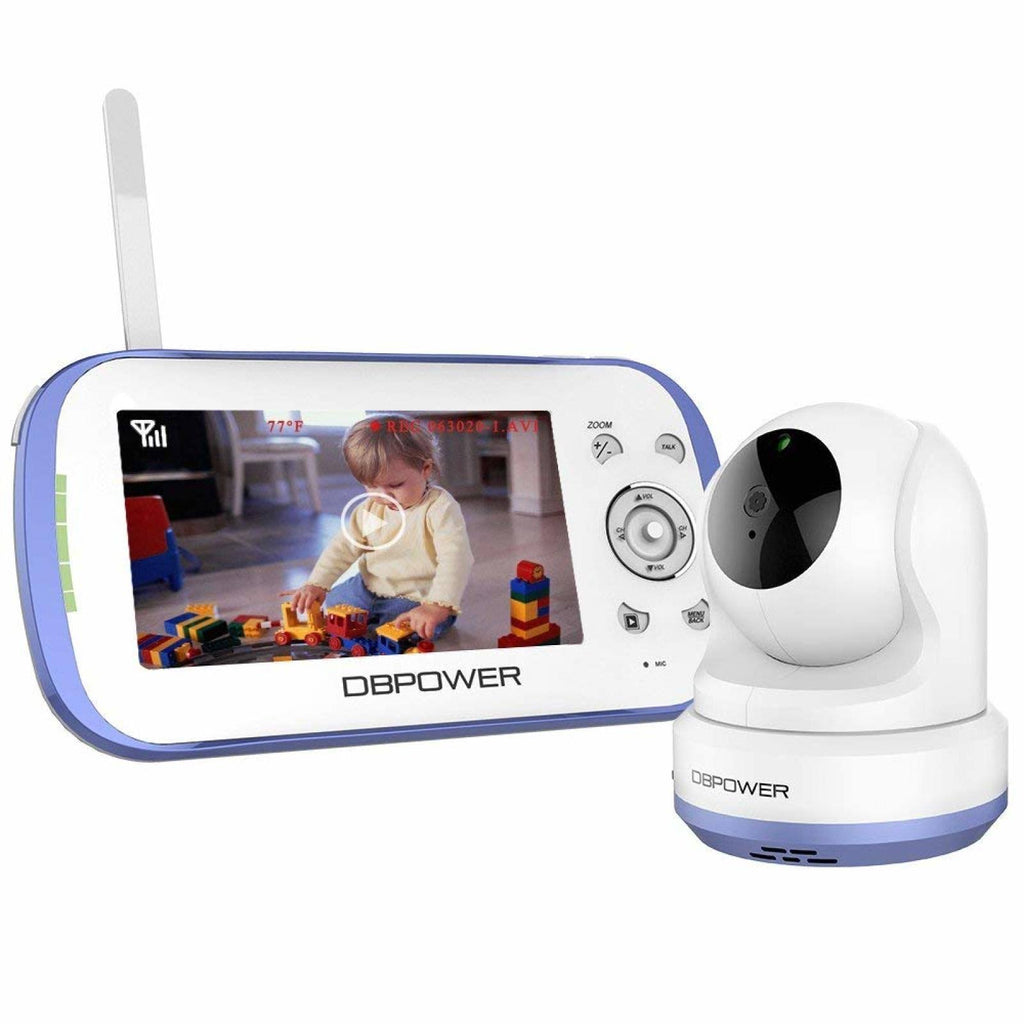 4.3" LCD Video Baby Monitor with 270 Pan-Tilt-Zoom T437419