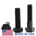 3/8 inch-16 x 5 inch Coarse Thread Grade 8 Hex Cap Screw, Alloy Steel Black Oxide, Pk 225 I846
