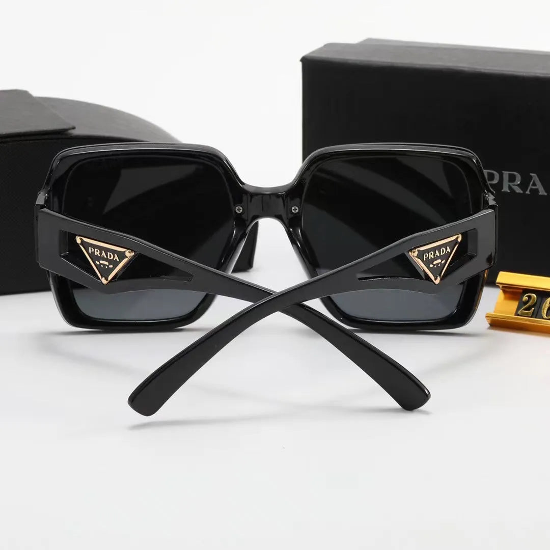 Polarized Triangular Hollow Temple Sunglasses J180895
