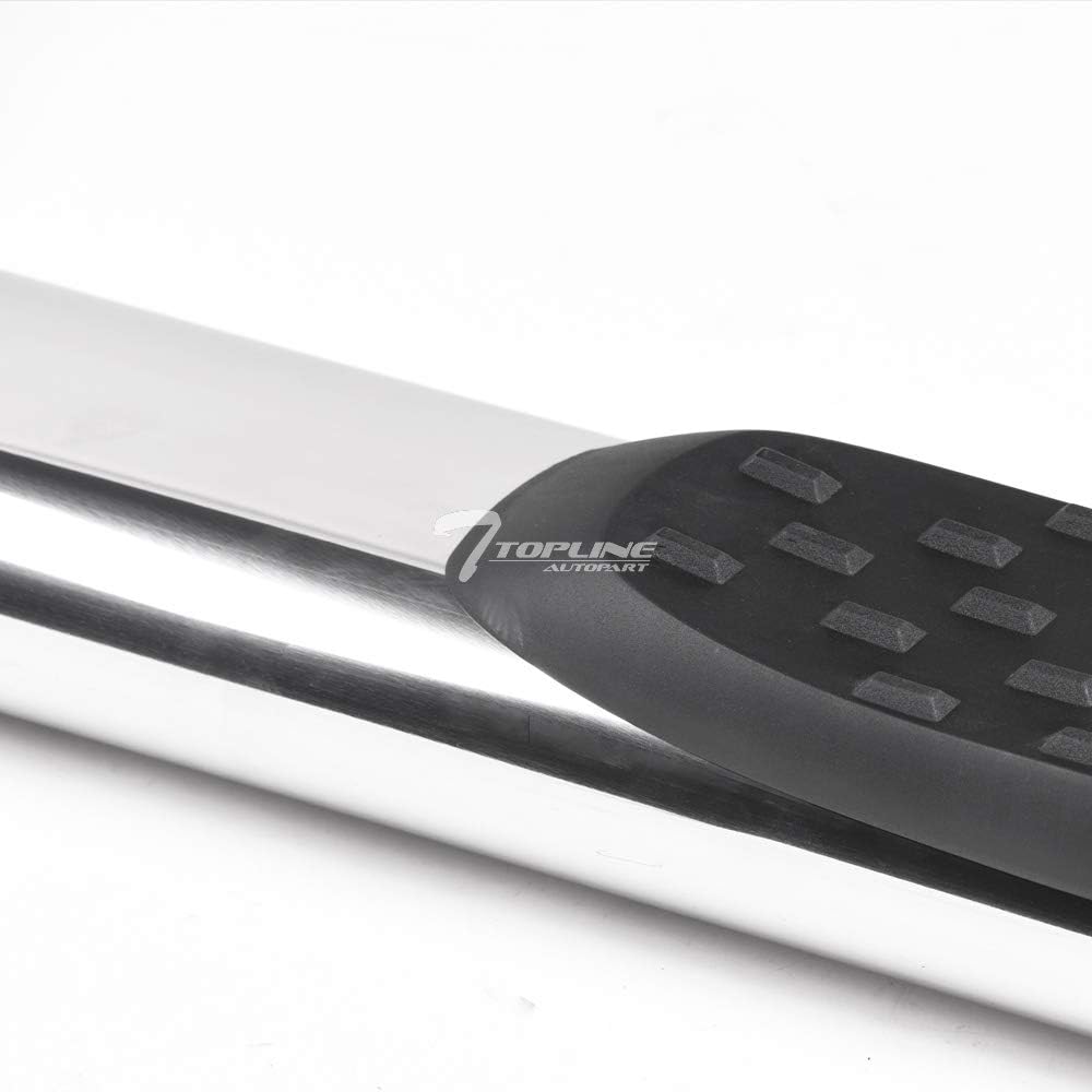 5 Oval Polished Stainless Steel Side Step Nerf Bars Running Boards G615430